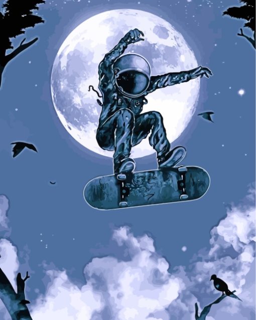 Skater-Astronaut-paint-by-numbers