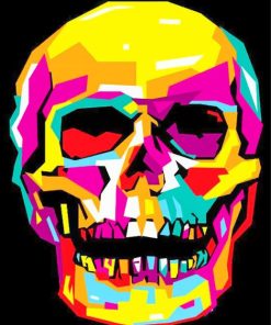 Colorful Skull Skeleton Paint By Numbers