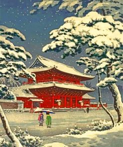 Winter Wonderland in Japan Paint By Numbers