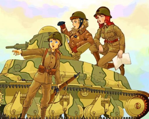 Soldier-Girls-paint-by-number