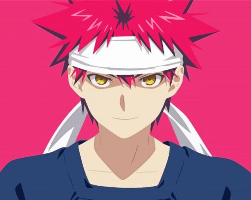 Soma-Yukihira-Character-paint-by-number
