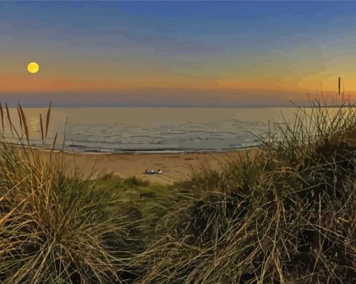 Southbourne-beach-view-paint-by-numbers