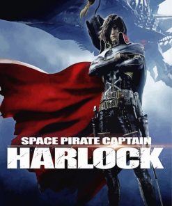 Adventure with Captain Harlock Paint By Numbers