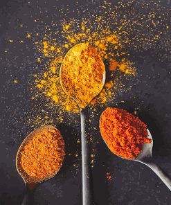 Spices Spoons Kitchen Art Paint By Numbers