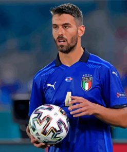 Leonardo Spinazzola Football Paint By Numbers