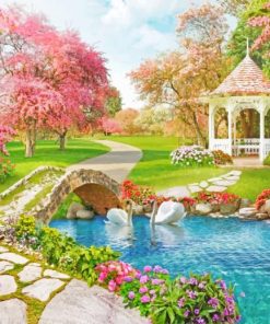 Spring Garden Landscapes Paint By Numbers