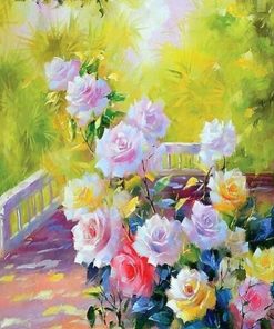 Spring Rose Blooms Paint By Numbers