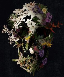 Floral Skull Artwork Paint By Numbers