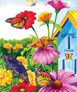 Butterfly Garden Animal Paint By Numbers