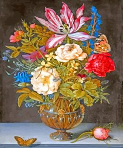 Ambrosius Bosschaert Flower Art Paint By Numbers