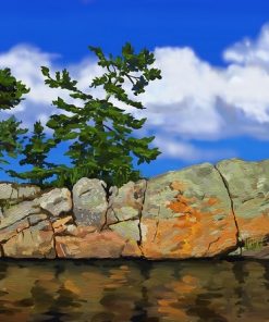 Scenic Lake Paint By Numbers