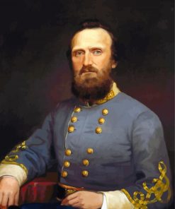 Stonewall Jackson Civil War Paint By Numbers
