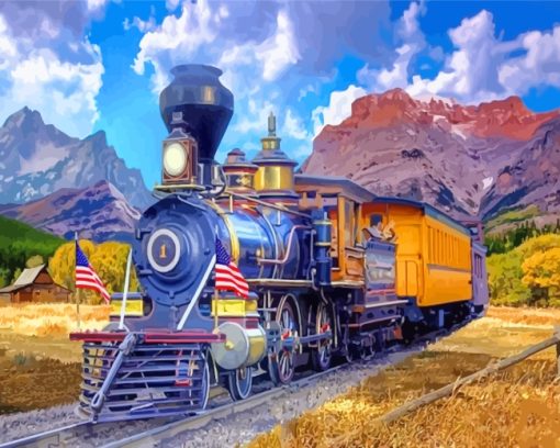 Stream-Train-paint-by-numbers