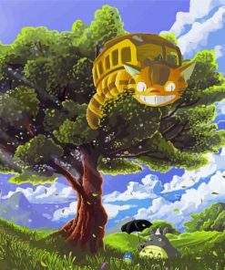 Totoro Catbus Characters Paint By Numbers