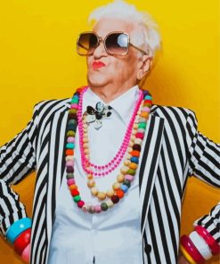 Stylish Classy Woman Paint By Numbers