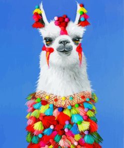 Trendy Llama Animals Paint By Numbers