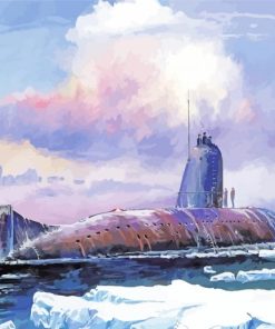 Submarine Ship Class Paint By Numbers