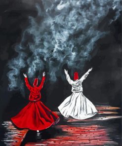 Sufi Whirling Dance Paint By Numbers