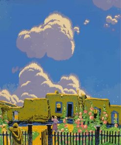 Summer Clouds by Gustave Baumann Paint By Numbers