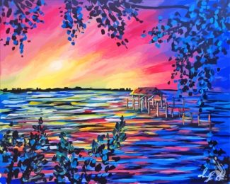 Indian River Sunrise Paint By Numbers