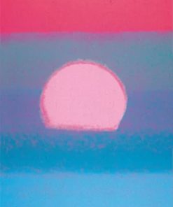 Red Sunset Landscape Paint By Numbers