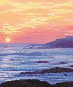 Coastal Sunset Lighthouse Paint By Numbers