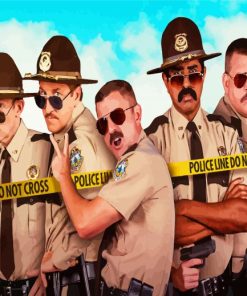 Super Troopers Film Poster Paint By Numbers