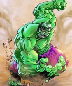 Hulk Animation Heroes Paint By Numbers