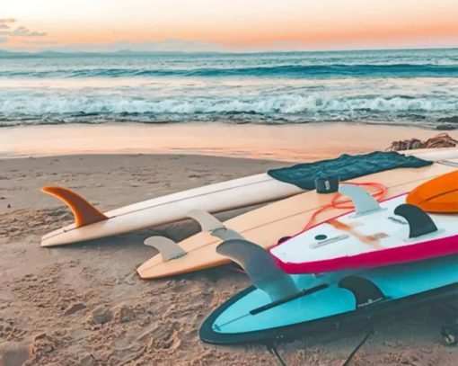 Surf-board-paint-by-numbers