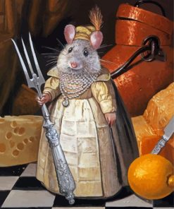 Surrealist Mouse Art Paint By Numbers