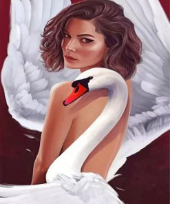 Swan Lady Elegance Paint By Numbers