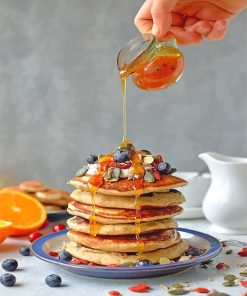 Delicious Honey Pancake Paint By Numbers