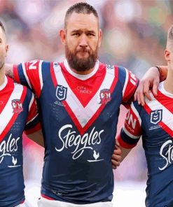 Sydney Roosters Rugby Team Paint By Numbers