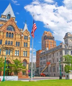 Syracuse New York Adventure Paint By Numbers