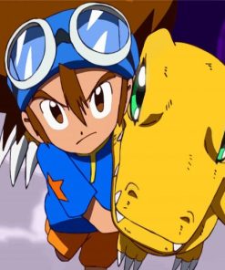 Digimon Adventure Tai Kamiya Paint By Numbers