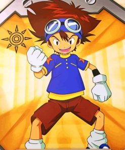 Digimon Tai Kamiya Paint By Numbers