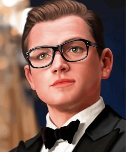 Taron Egerton Welsh Actor Paint By Numbers
