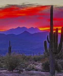 Tatacoa Desert Sunset Paint By Numbers