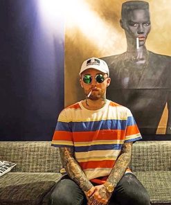 Mac Miller Artistic Tribute Paint By Numbers