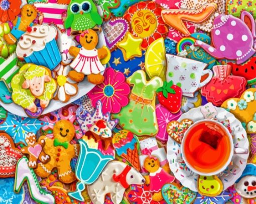 Tea-and-sweet-cookies-paint-by-numbers