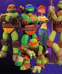 Teenage Mutant Ninja Turtles Animated Series Paint By Numbers