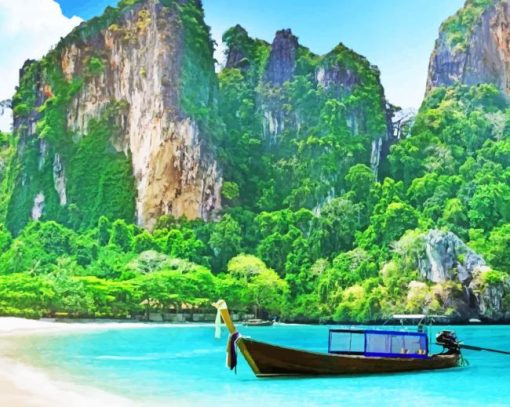 Thailand-beach-paint-by-numbers