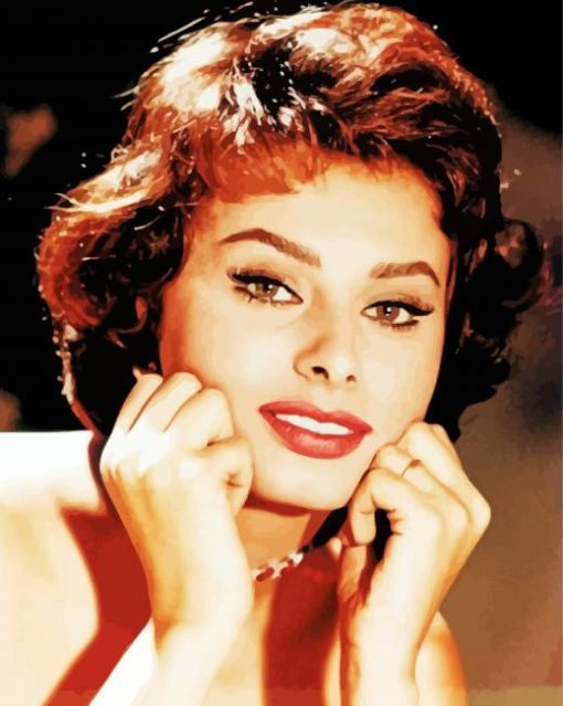 The-Actress-Sophia-Loren-paint-by-numbers