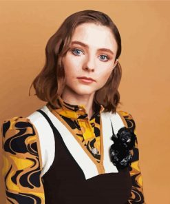 Thomasin McKenzie Profile Paint By Numbers