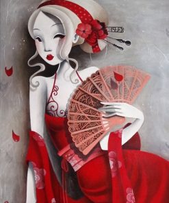Red Mistress Paint By Numbers