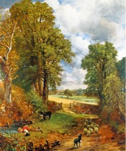 The Cornfield Landscape Paint By Numbers