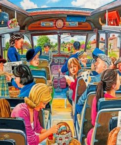 Country Bus Adventure Paint By Numbers