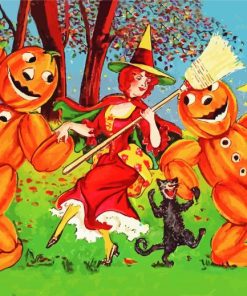 The Dancing Witch Magic Paint By Numbers