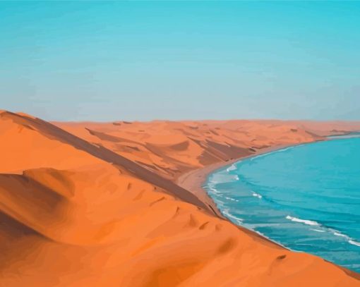 The-Desert-And-Beach-paint-by-numbers