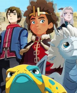 Dragon Prince Animation Painting Kit Paint By Numbers